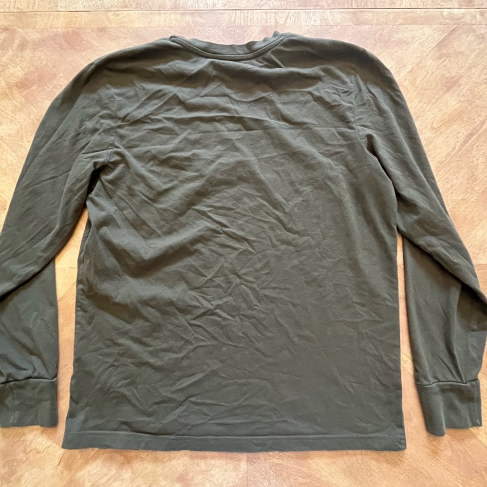 Old Navy Dark Green Long Sleeve Tee – Size M - Picture 8 of 8